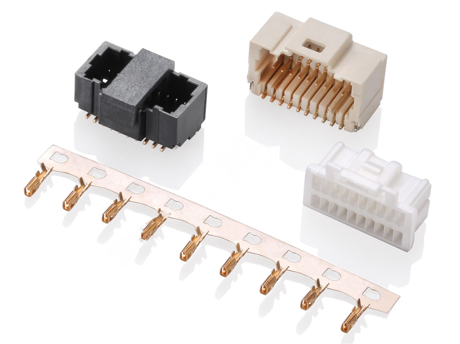 HRS-1038 Double Row Series 1.00mm Pitch (.039＂) 線對(duì)板連接器