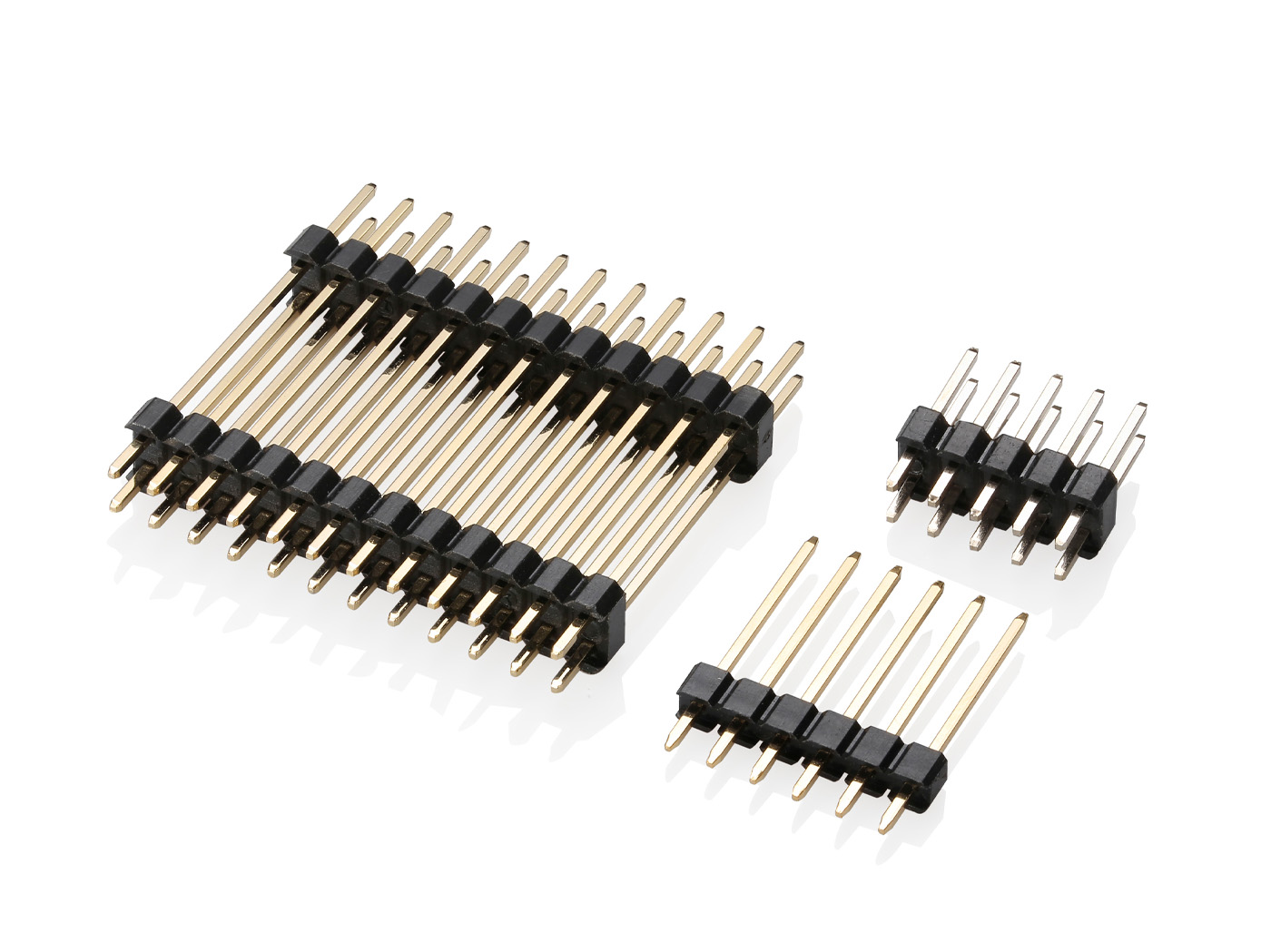 HRS-6501W Series 2.54mm Pitch (.100＂) 排針排母牛角連接器